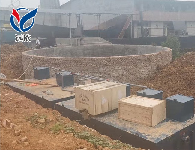 養殖污水處理設備安裝現場