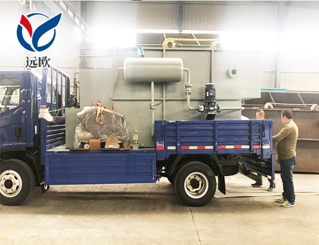 養殖污水處理設備溶氣氣浮機發貨現場